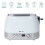 SQ Professional (Azure ) Epoque Breakfast Set 2pc Kettle & Toaster 8