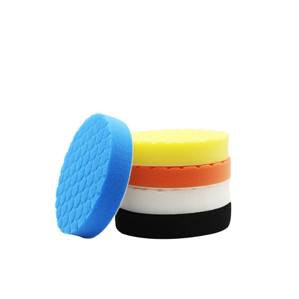 Car Polishing Pads, 5 Pack, 3/4/5/6/7 Inch Sponge Buffing Pads For Car Buffer Polisher, Compounding And Waxing 9016109863003
