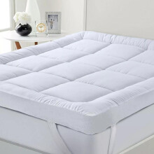 (Single) Premium Mattress Topper 4-Inch/10cm Extra Deep Microfiber Hotel Quality Mattress Topper Super Soft and Fluffy Mattress Topper with Box Sti