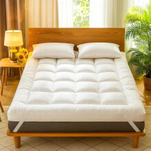 (Single (90x190cm)) Luxury Mattress Topper 4-Inches 10CM Extra Deep Thick Hotel Quality Toppers Soft Comfy Bounce Back Bed Cover Single Double King Superking Be