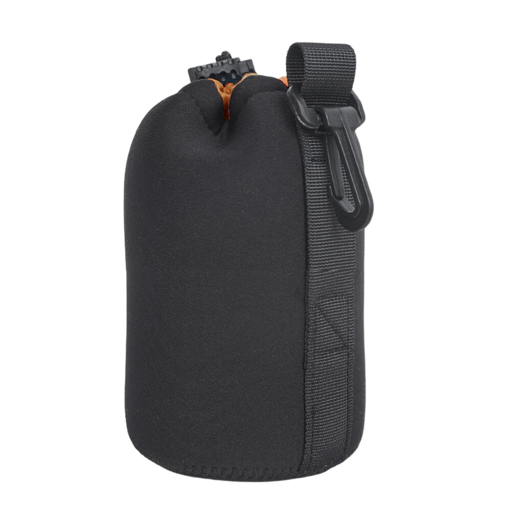 Neoprene Camera Lens Case - Padded For DSLR Lenses, Drawstring Closure, Shockproof, 14 Cm, Unisex-image-OPC-PKGPVS2-NEW