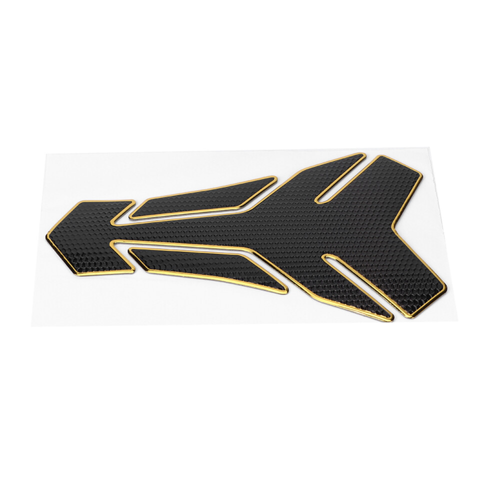 Motorcycle Oil Tank Sticker Pvc Fit For Yamaha Kawasaki Suzuki Honda Black/Gold 8341349604538