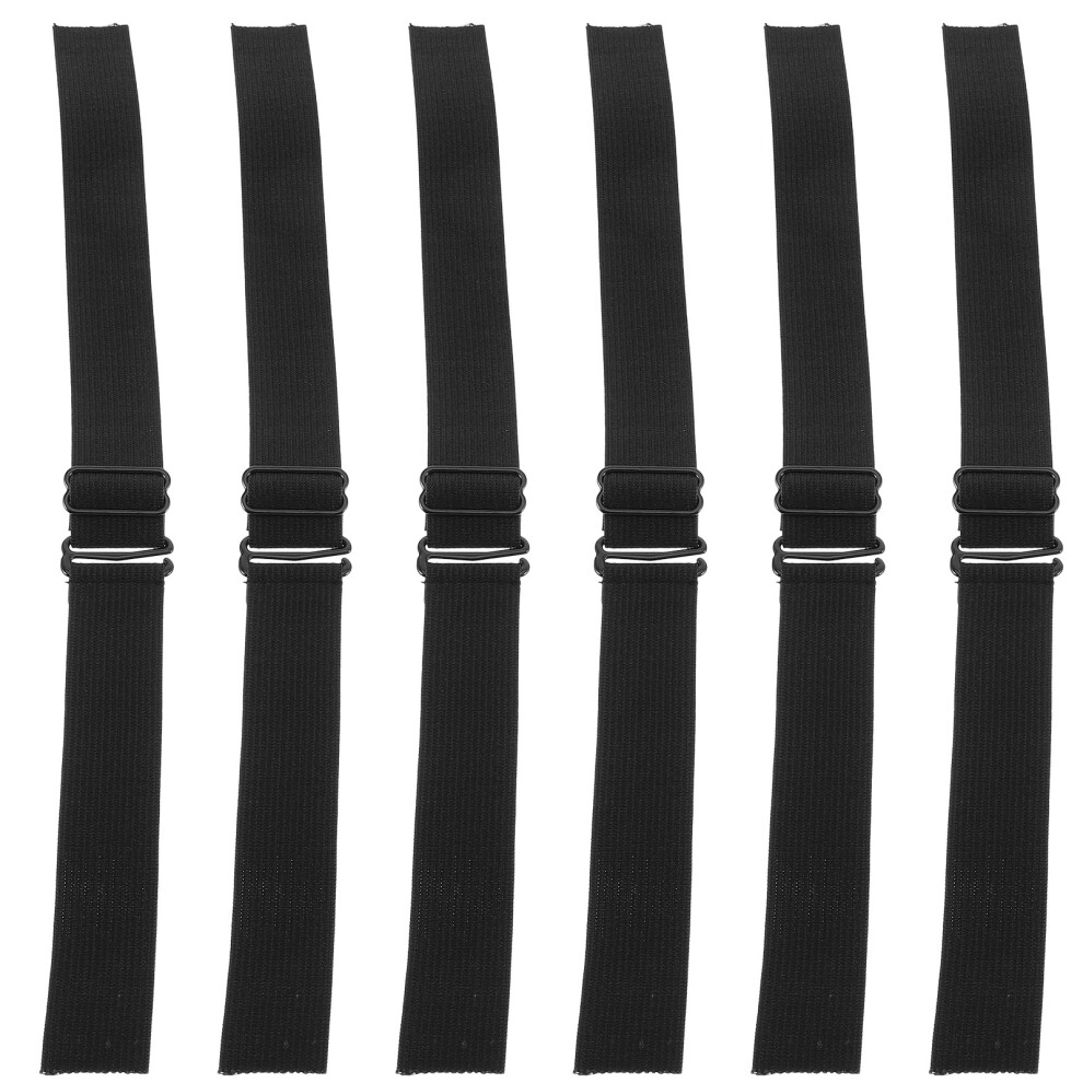 Inoomp Unisex 6Pcs Adjustable Elastic Wig Bands For Wig Cap Making Sewing Tools