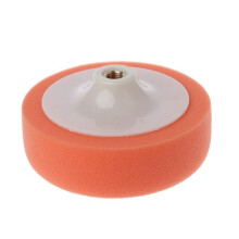 Car Polishing Pads 6 Inch 15 Cm Orange Buffing Pads Sponge Wheel Waxing Auto Polishing 14 Mm Thick