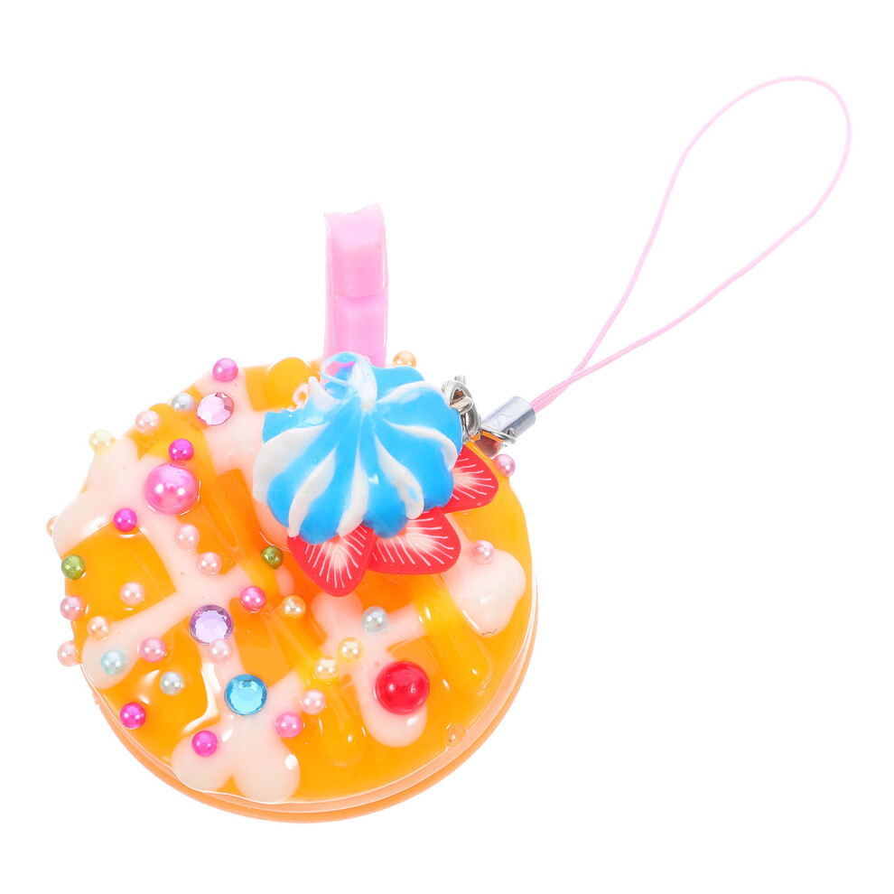 5Pcs Portable Keychain Doughnut Phone Charm Pendant For Bag Decoration 3203351604355
