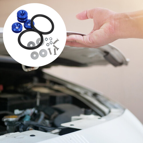 quick release fasteners kit for car bumper with washers 1