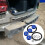 quick release fasteners kit for car bumper with washers 3