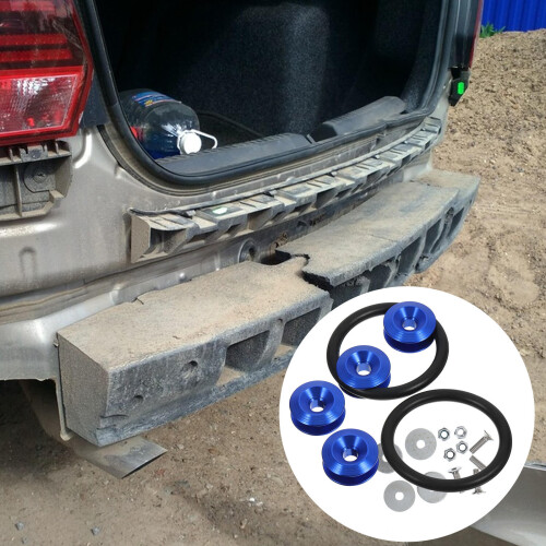 quick release fasteners kit for car bumper with washers 2