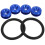 quick release fasteners kit for car bumper with washers 9