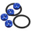 quick release fasteners kit for car bumper with washers 7