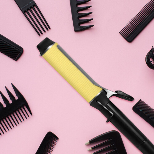 8pcs heat insulation patch for iron curling wand straightener 2