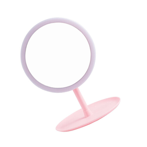 led desktop makeup mirror portable with led light for bedroom desk