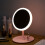 led desktop makeup mirror portable with led light for bedroom desk 6