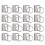 25Pcs Rustproof Metal Key Fob Hardware Silver for Stylish Keychain Use 1