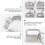25Pcs Rustproof Metal Key Fob Hardware Silver for Stylish Keychain Use 7