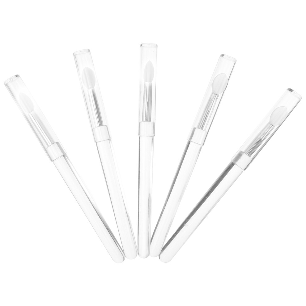 Aboofan 5Pcs Silicone Makeup Brushes For Lip, Eyeshadow, Blending