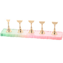 acrylic magnetic nail display stand for false nail practice diy use