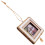 unfinished wooden picture frame for tiny house decor, square 7