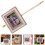 unfinished wooden picture frame for tiny house decor, square 4