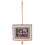 unfinished wooden picture frame for tiny house decor, square 3
