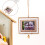 unfinished wooden picture frame for tiny house decor, square 5