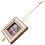 unfinished wooden picture frame for tiny house decor, square 8
