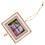 unfinished wooden picture frame for tiny house decor, square 1