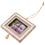 unfinished wooden picture frame for tiny house decor, square 6