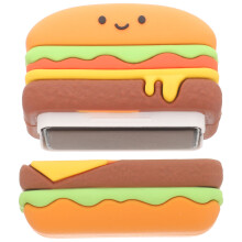 kids name stamp cartoon food-shaped clothing label for children