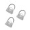 3pcs rhinestone purse hook with for portable table use 5