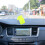 plastic speaker stand for car pc studio use yellow 4