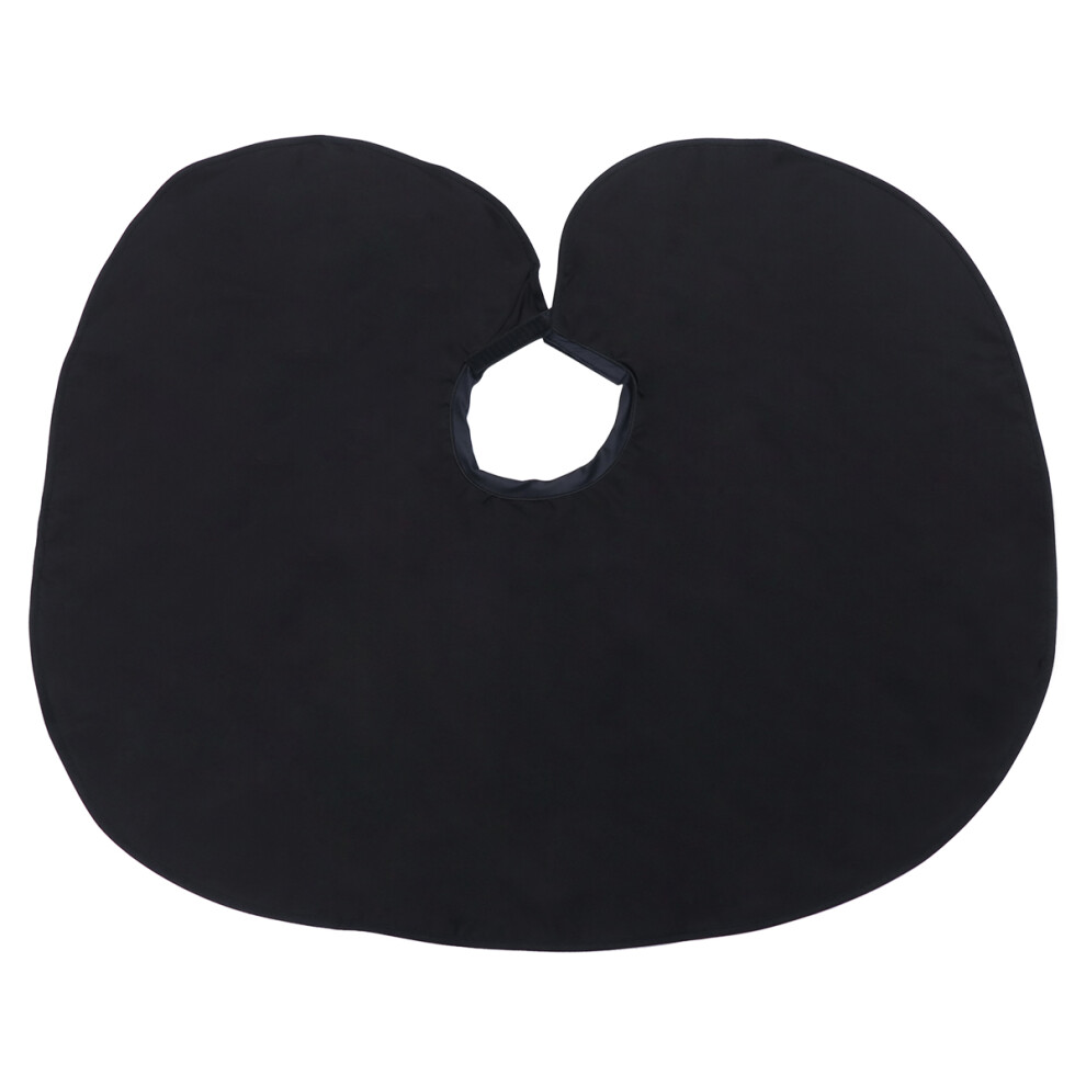 Ohphcall Black Waterproof Hairdressing Cape For Hair Cutting Practical Cloth