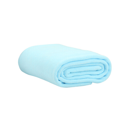 microfiber towel washcloth 30x70cm light blue for bathing drying cleaning 2