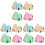 24 pcs mini cow figurines light up dark small cows tabletop decor 4