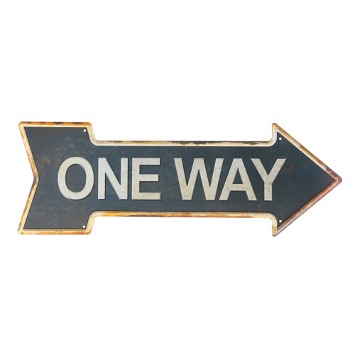 retro iron exit sign for supermarket hotel bar decoration