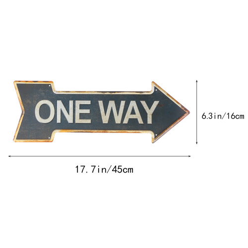 retro iron exit sign for supermarket hotel bar decoration 1