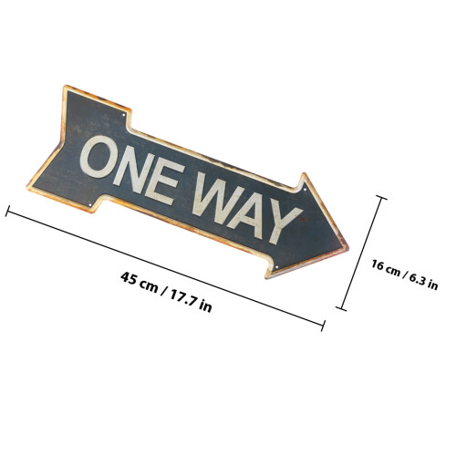 retro iron exit sign for supermarket hotel bar decoration 2