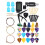 guitar strings changing kit with tuner, winder, bridge saddle 60pcs 6