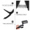 guitar strings changing kit with tuner, winder, bridge saddle 60pcs 8