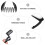 guitar strings changing kit with tuner, winder, bridge saddle 60pcs 7