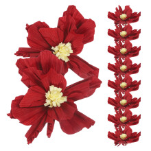 40 pcs crepe paper flowers wall decor for wedding baby shower party