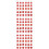 90 pcs round number tags for identification keychain marking 10