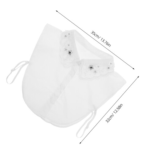 removable cotton collar for sweaters coats spring fall korean style 2