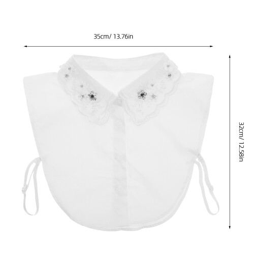 removable cotton collar for sweaters coats spring fall korean style 1