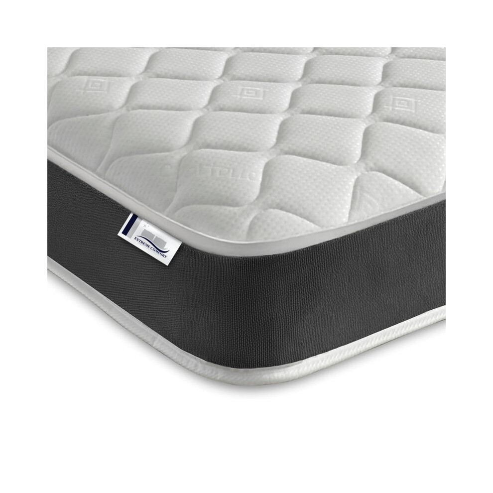 (4ft Small Double Mattress - 120cm x 190cm) Hybrid Mattress - Soft Feel, Memory Foam & Spring Support, Deep Quilted Plush Sleep Surface, Durable Desig-image-OPC-PKGQDPT-NEW