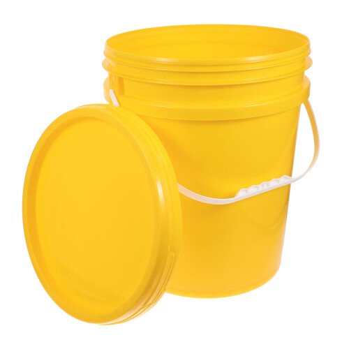 plastic storage bucket with airtight lid 25l multi use container 1