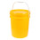 plastic storage bucket with airtight lid 25l multi use container 7