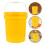 plastic storage bucket with airtight lid 25l multi use container 4