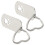2Pièces - Cendres Animal Pattes Design Creux Argent 6