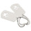 2Pièces - Cendres Animal Pattes Design Creux Argent 5